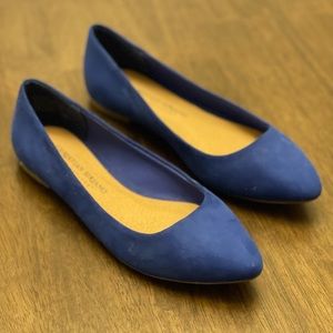 Christian Siriano Blue Flats